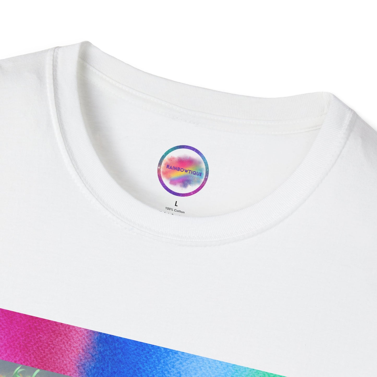 AI Rainbow Robot Trans Pride T-Shirt – Bold All-Over Print Tee for Inclusivity & Self-Expression – Love is Love Cyber Art