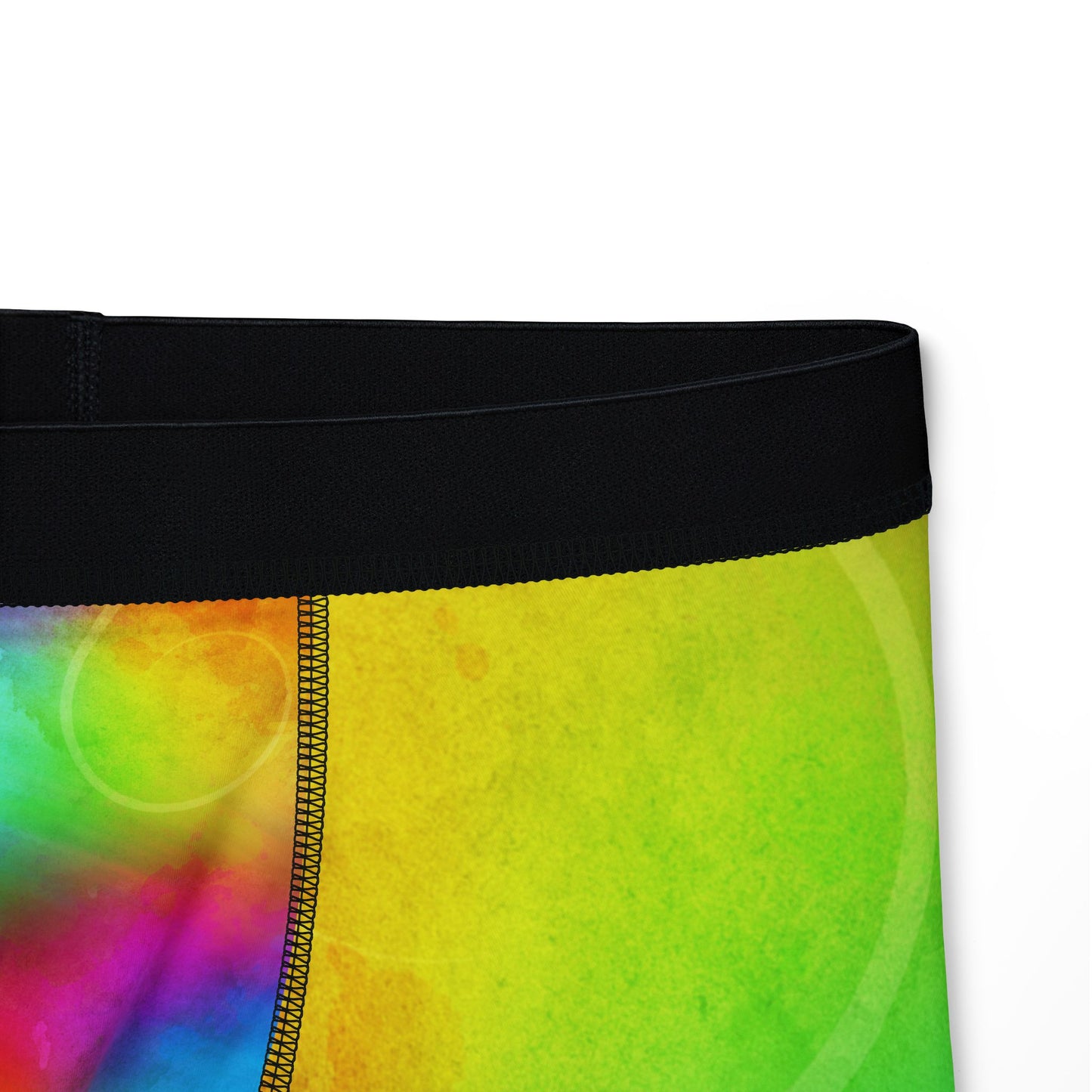 Rainbow Prism – Bold Boxer Briefs – Vivid LGBTQ+ Pride Underwear | Breathable, Soft & Antimicrobial Comfort