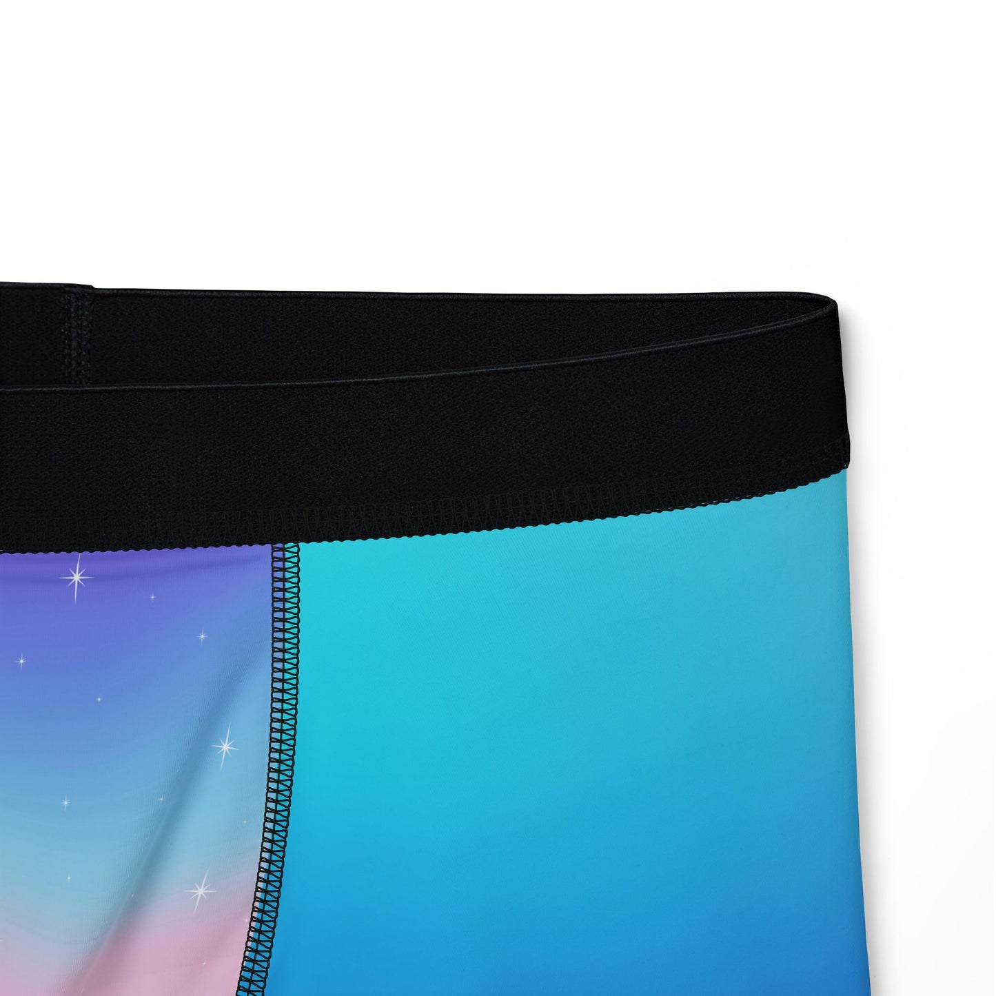 Rainbow Cotton Candy Cosmos Boxer Briefs – Pastel Galaxy Pride Underwear | Soft, Breathable LGBTQ+ Intimates by Rainbowtique