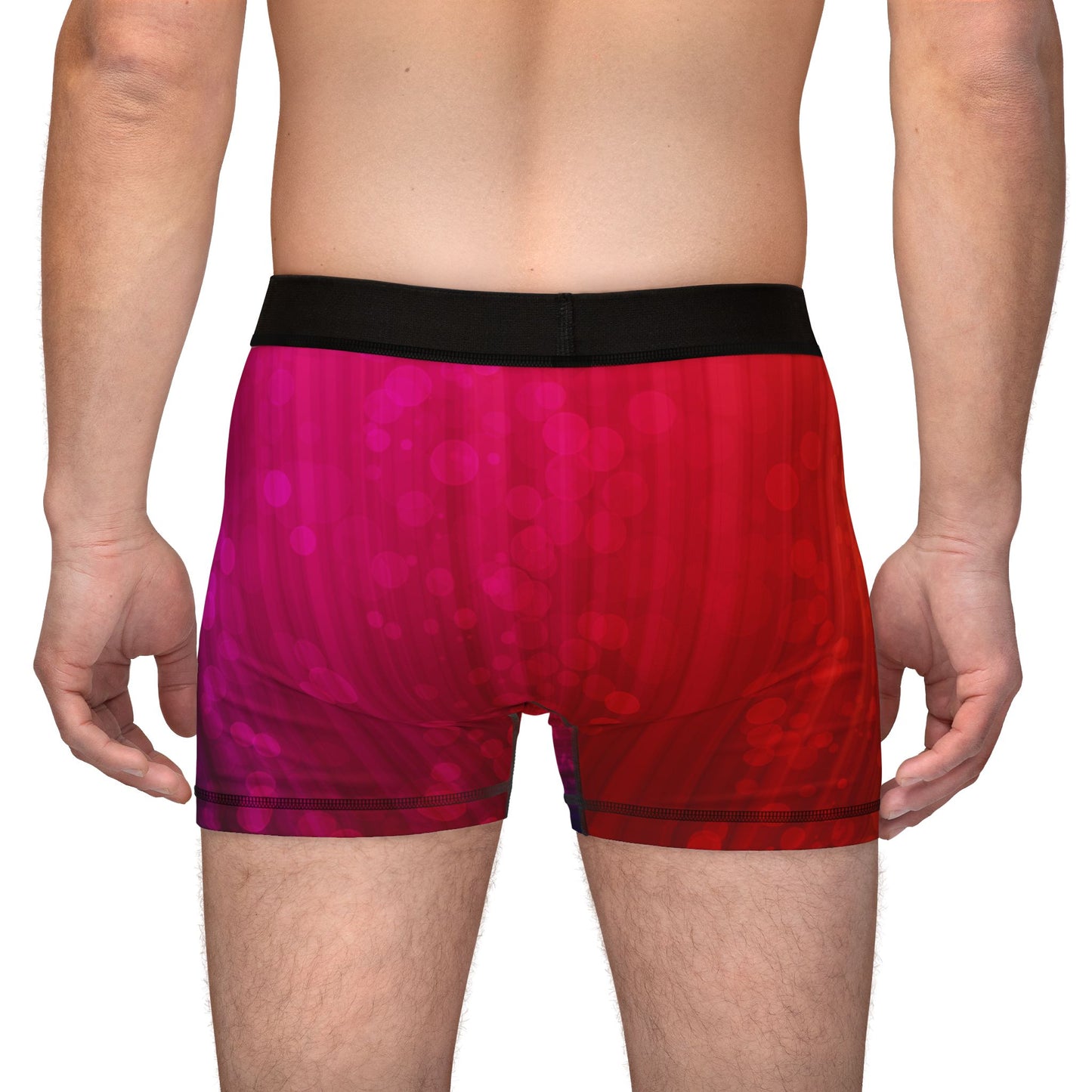 Rainbow Fire Magic Power Athletic Boxer Briefs β Soft & Breathable Underwear for Pride & Performance β Designed with Bold Fiery Gradient of Red, Orange, & Deep Purples