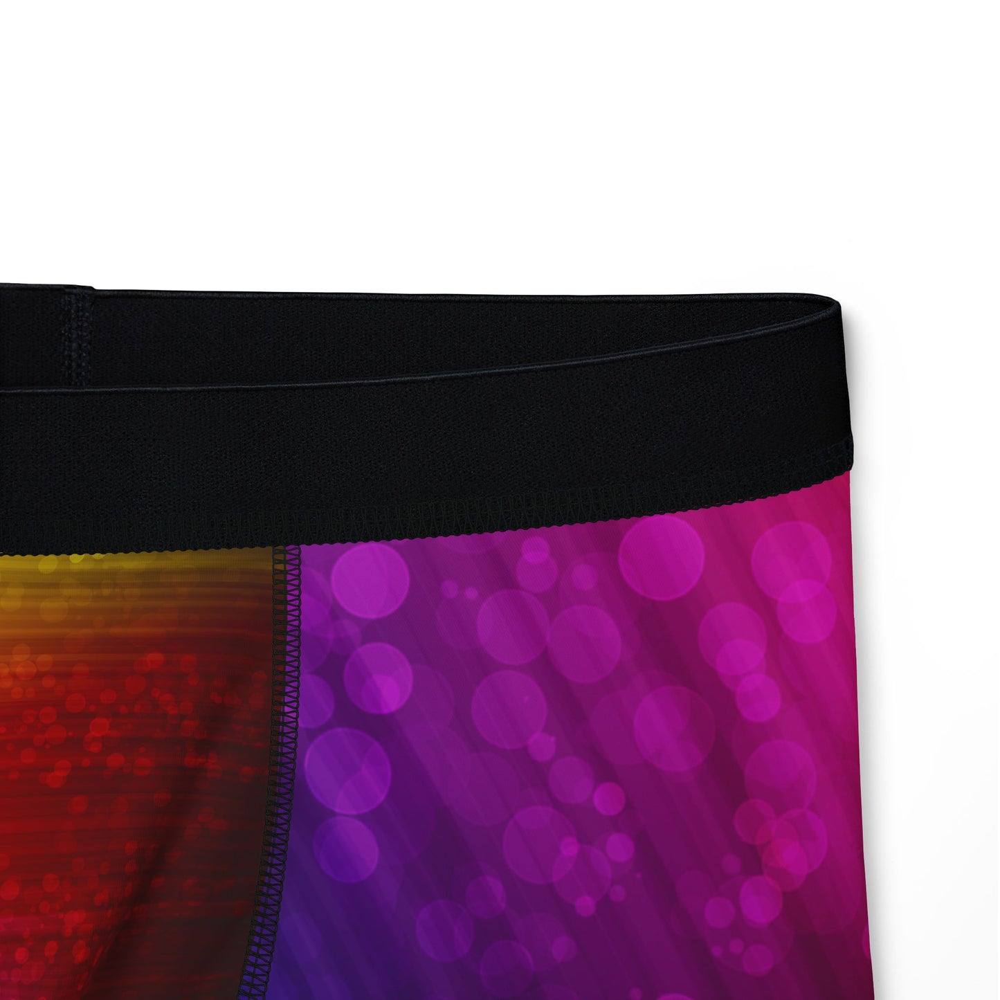 Rainbow Fire Magic Power Athletic Boxer Briefs β Soft & Breathable Underwear for Pride & Performance β Designed with Bold Fiery Gradient of Red, Orange, & Deep Purples