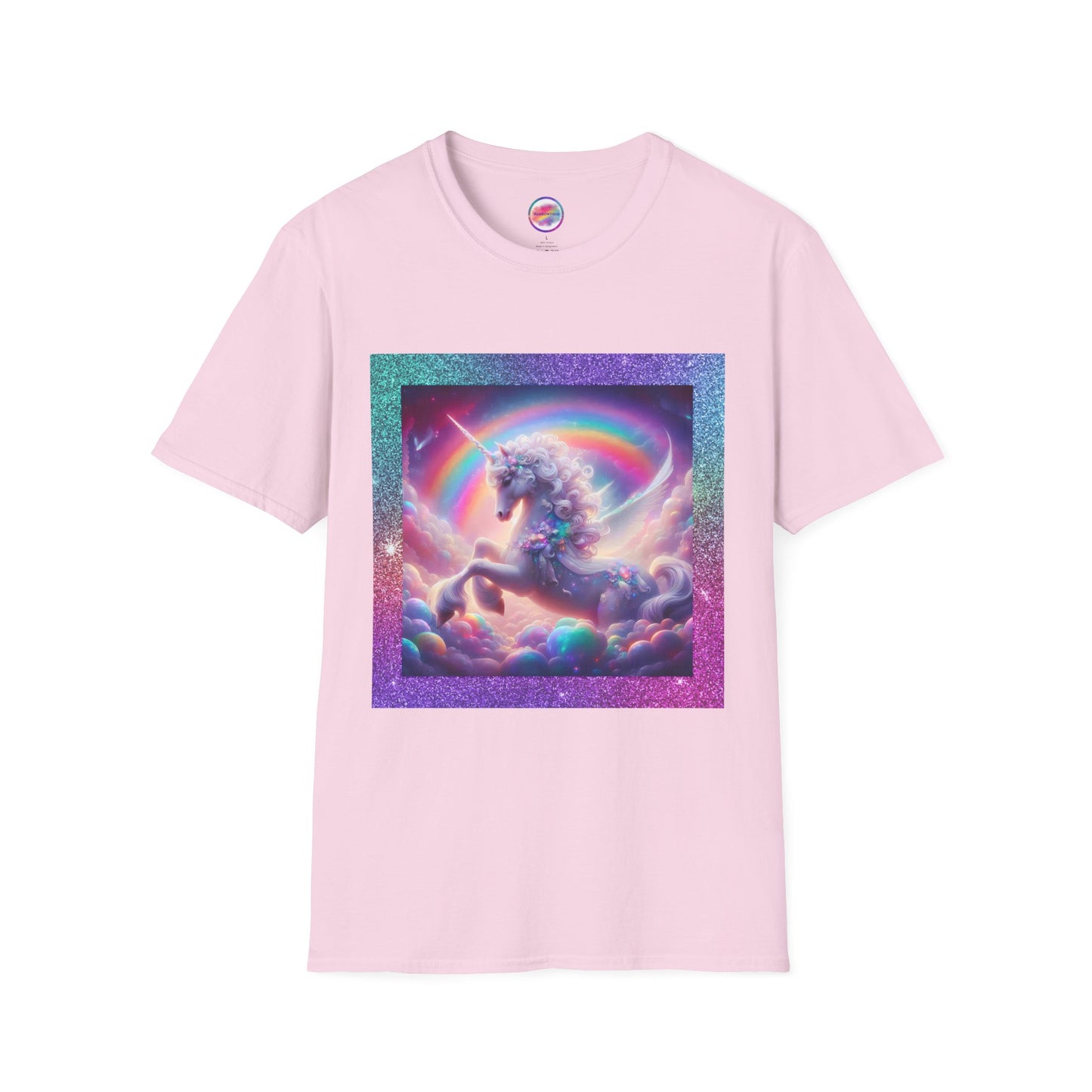 Rainbow Fantasy Fairytale Unicorn T-Shirt – Whimsical All-Over Print Tee for LGBTQ+ Pride & Magical Self-Expression – Mythical Creature Dream Design