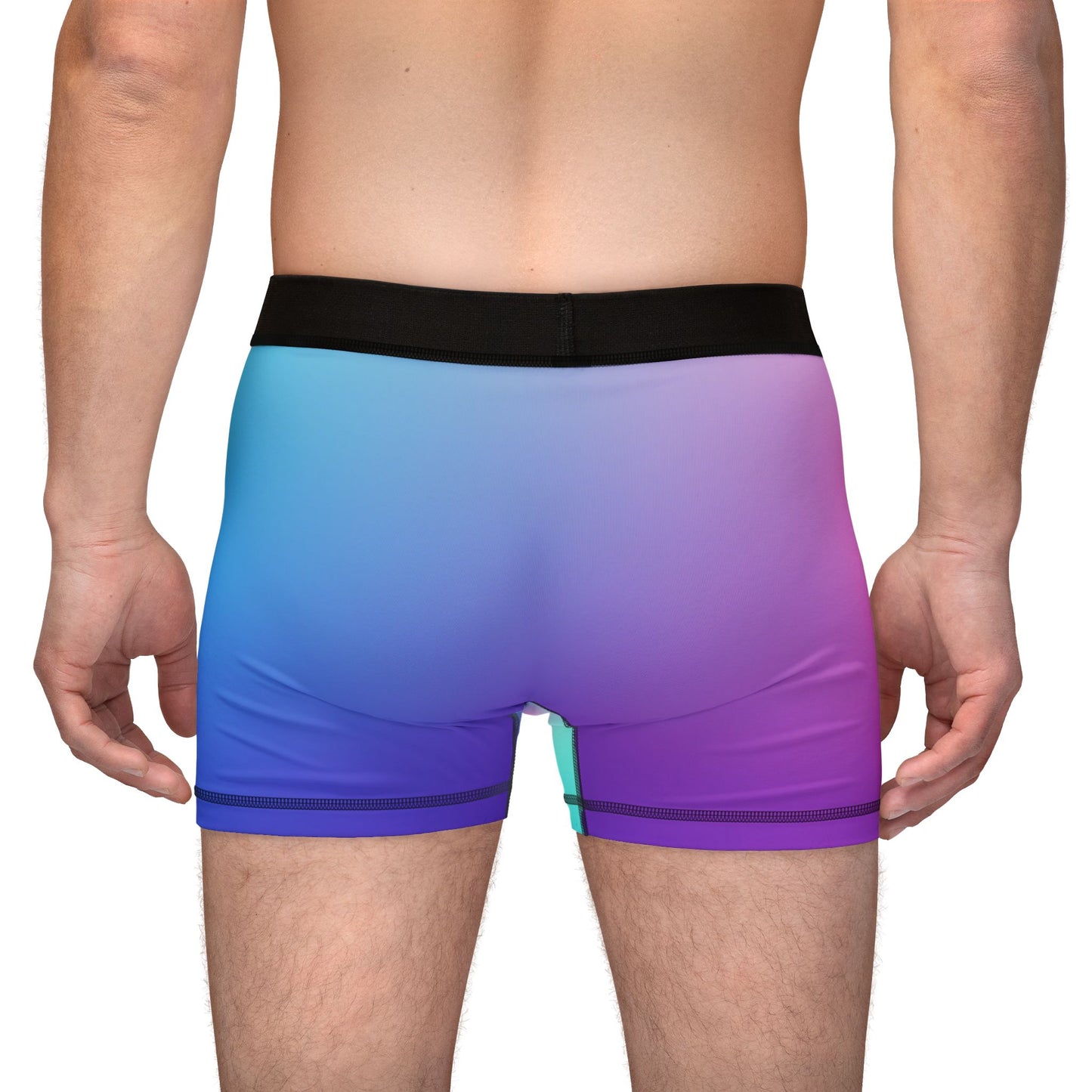 Rainbow Cotton Candy Cosmos Boxer Briefs – Pastel Galaxy Pride Underwear | Soft, Breathable LGBTQ+ Intimates by Rainbowtique