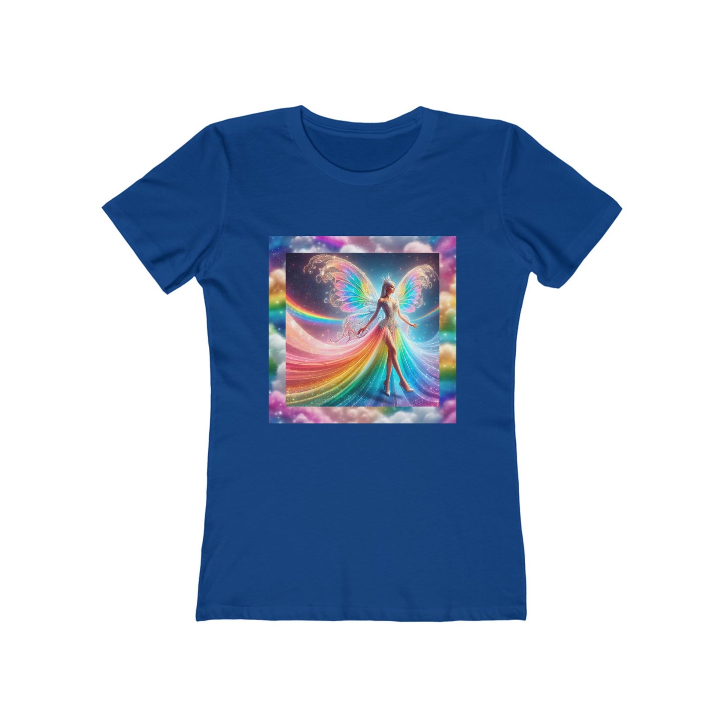 Rainbow Fantasy Fairytale Fairy T-Shirt – Magical & Colorful All-Over Print Tee – Perfect for Pride, Festivals & Everyday Magic