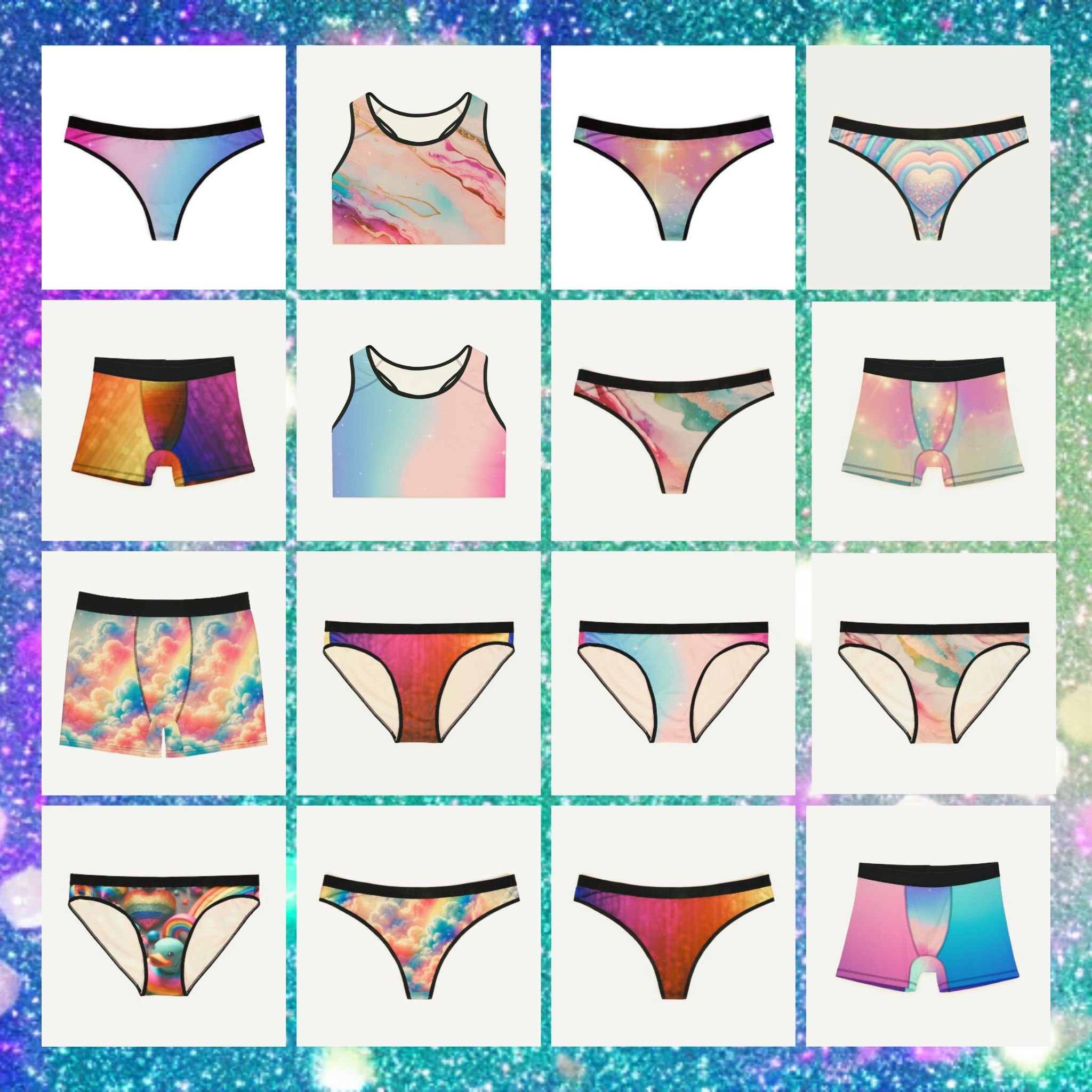 Rainbow Luxe Intimates Collection