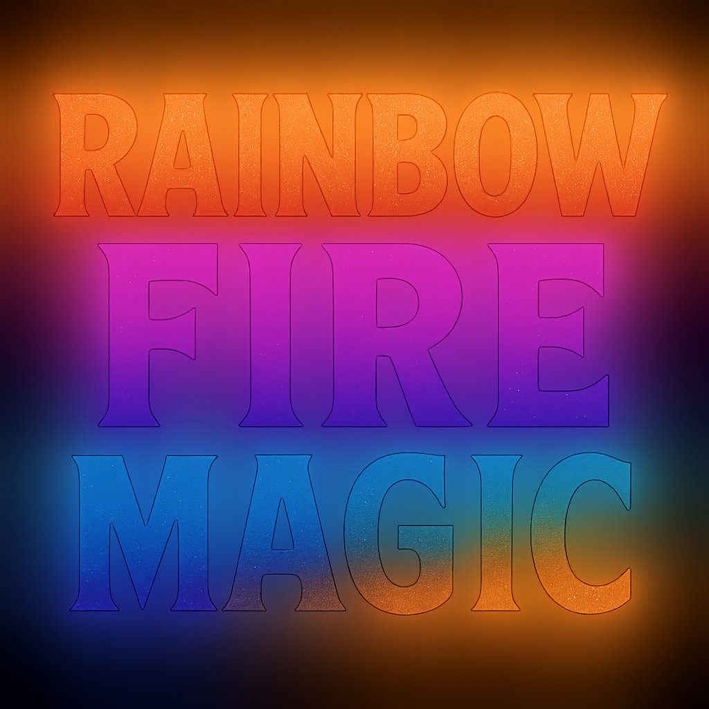 Rainbow Fire Magic