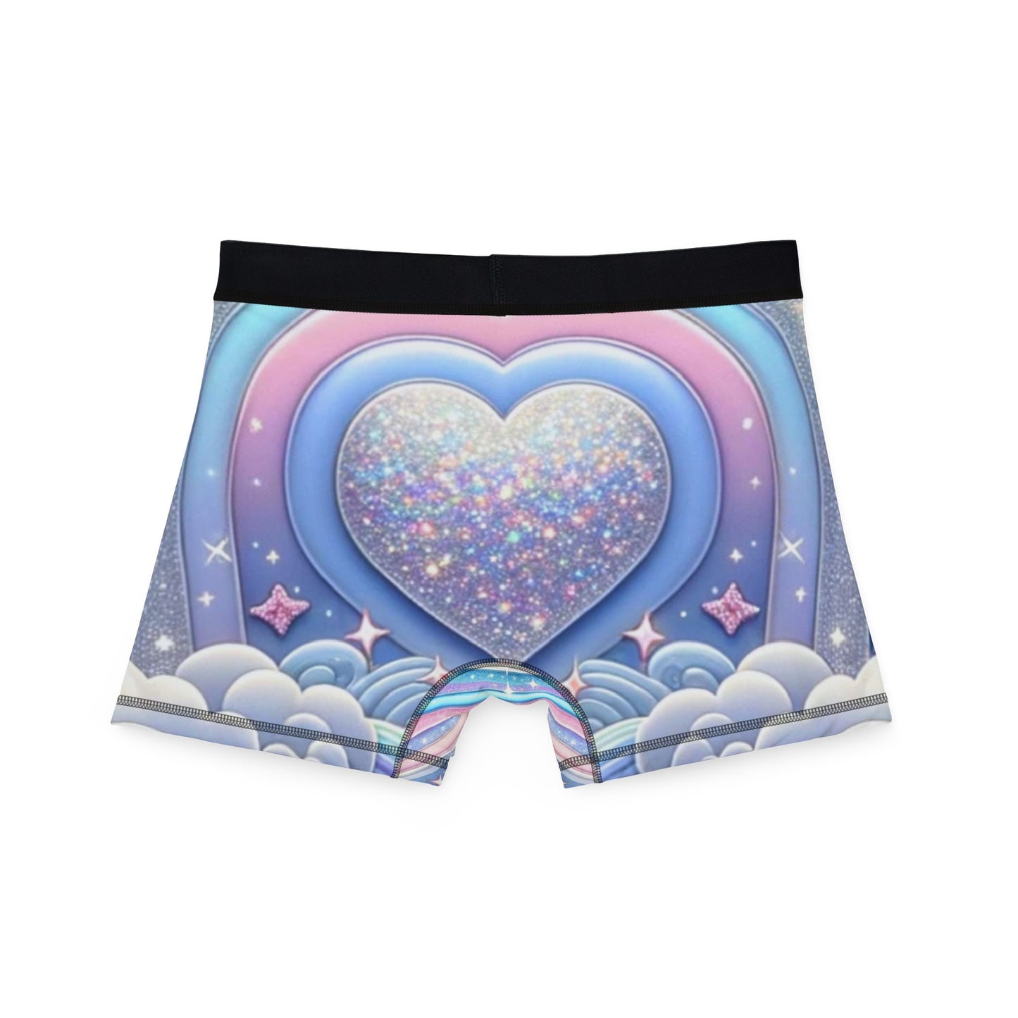 Rainbow Dreamscape Fantasy Fairytale Trans-Pride Boxer Briefs – Pastel Pride Underwear | Soft, Breathable & Ultra-Comfortable Fit