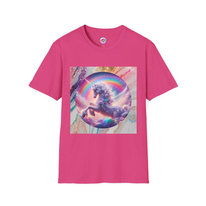Rainbow Fantasy Fairytale Unicorn T-Shirt – Whimsical All-Over Print Tee for LGBTQ+ Pride & Magical Self-Expression – Mythical Creature Dream Design