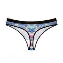 Rainbow Dreamscape Fantasy Fairytale Glitter Heart Thong – Pastel LGBTQ+ Pride Lingerie | Soft, Breathable & Ultra-Comfortable Underwear for All-Day Wear
