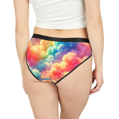 Rainbow Sky Candy Dreamscape Cloud Bikini Briefs – Soft, Breathable & Comfortable LGBTQ+ Pride Underwear