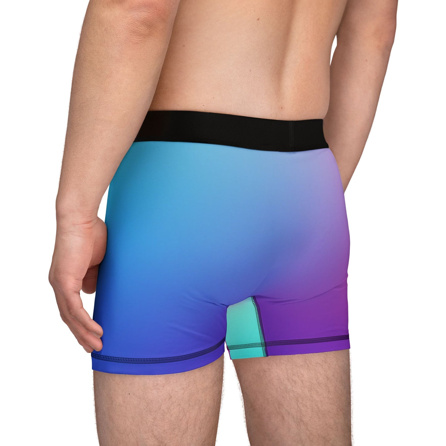 Rainbow Cotton Candy Cosmos Boxer Briefs – Pastel Galaxy Pride Underwear | Soft, Breathable LGBTQ+ Intimates by Rainbowtique
