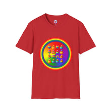 Rainbow Rubber Ducky Pride T-Shirt – Fun & Colorful All-Over Print Tee – LGBTQ+ Streetwear & Pride Celebration Fashion