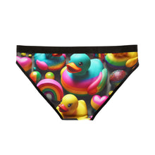 🩲 Rainbow Rubber Ducky Sparkle n’ Splash Bikini Briefs – Playful, Proud, and Perfectly You
