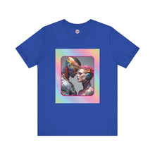 AI Rainbow Robot LoveisLove Pride T-Shirt – Bold & Futuristic – LGBTQ+ Pride & Cyberpunk Fashion