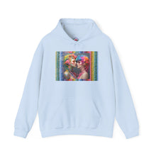AI Rainbow Robot Trans Pride Love Hoodie – Vibrant & Cozy All-Over Print Sweatshirt – LGBTQ+ Futuristic Pride Fashion