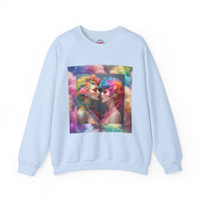 AI Rainbow Robot Lovers Sweatshirt – Cozy & Stylish All-Over Print Crewneck – LGBTQ+ Pride Winter Fashion