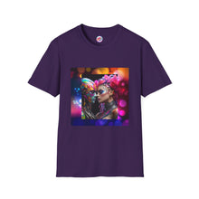 AI Rainbow Robot Love T-Shirt – Bold & Unique All-Over Print Tee – Vibrant LGBTQ+ Pride Streetwear