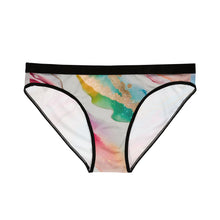 Rainbow Marble Magic Bikini Underwear – Soft & Breathable Pride Lingerie for Everyday Comfort – Abstract Watercolor Marble Print