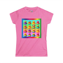 Rainbow Rubber Ducky T-Shirt – Soft All-Over Print Tee for Pride & Fun Fashion – Cute & Playful Everyday Style