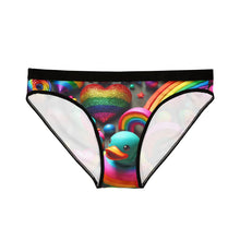 🩲 Rainbow Rubber Ducky Sparkle n’ Splash Bikini Briefs – Playful, Proud, and Perfectly You