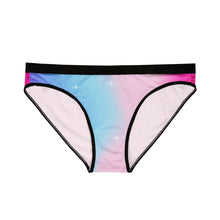 Rainbow Cotton Candy Cosmos Bikini Underwear – Vibrant Galaxy Pattern from Rainbowtique’s Athletic Wear Collection