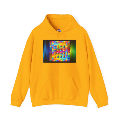 Rainbow Rubber Ducky Pride Hoodie – Cute & Cozy All-Over Print Sweatshirt – LGBTQ+ Equality & Everyday Comfort