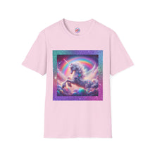 Rainbow Fantasy Fairytale Unicorn T-Shirt – Whimsical All-Over Print Tee for LGBTQ+ Pride & Magical Self-Expression – Mythical Creature Dream Design