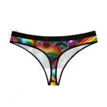 Sparkle n Splash Rainbow Rubber Ducky Love Thong – Colorful Rainbow Duck Print | Soft, Breathable & Comfortable Pride Intimates