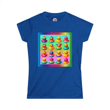 Rainbow Rubber Ducky T-Shirt – Soft All-Over Print Tee for Pride & Fun Fashion – Cute & Playful Everyday Style