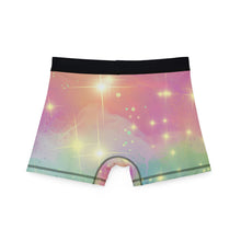 Cosmic Stardust Glow Boxer Briefs – Rainbow Galaxy Pride Underwear | Soft, Breathable Celestial Intimates for All Genders by Rainbowtique