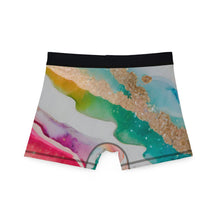 Rainbow Marble Magic Boxer Briefs – Colorful Pride Underwear | Soft, Breathable Artistic Loungewear for All-Gender Comfort by Rainbowtique