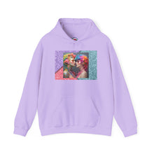 AI Rainbow Robot Trans Pride Hoodie – Cozy All-Over Print Sweatshirt for Warmth & Inclusivity – Love is Love Cyber Art