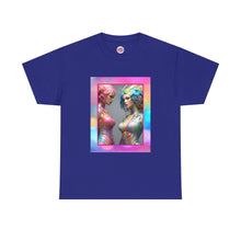 AI Rainbow Robot Love T-Shirt – Bold All-Over Print Tee for Pride & Cyber Fashion – Futuristic LGBTQ+ Streetwear