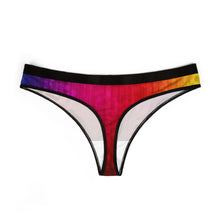 Rainbow Fire Gradient Thong – Bold LGBTQ+ Pride Lingerie | Ultra-Soft, Breathable & Comfortable Fit