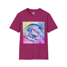 Rainbow Fantasy Fairytale Unicorn T-Shirt – Whimsical All-Over Print Tee for LGBTQ+ Pride & Magical Self-Expression – Mythical Creature Dream Design