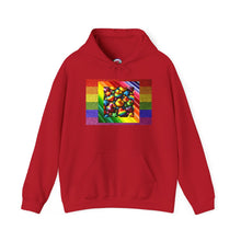 Rainbow Rubber Ducky Pride Hoodie – Cozy & Colorful All-Over Print Sweatshirt – Fun LGBTQ+ Streetwear & Pride Fashion