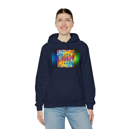 Rainbow Rubber Ducky Pride Hoodie – Cozy & Colorful All-Over Print Sweatshirt – Fun LGBTQ+ Streetwear & Pride Fashion