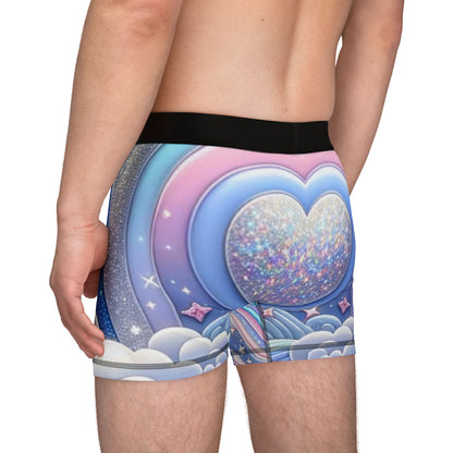 Rainbow Dreamscape Fantasy Fairytale Trans-Pride Boxer Briefs – Pastel Pride Underwear | Soft, Breathable & Ultra-Comfortable Fit