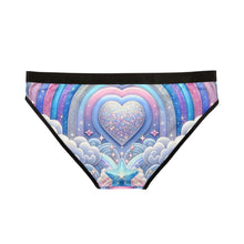 Rainbow Dreamscape Fantasy Fairytale Pastel Heart Bikini Briefs – Soft, Breathable LGBTQ+ Pride Underwear | Cute & Whimsical Comfort