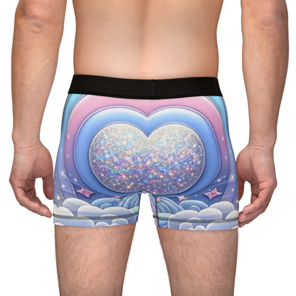 Rainbow Dreamscape Fantasy Fairytale Trans-Pride Boxer Briefs – Pastel Pride Underwear | Soft, Breathable & Ultra-Comfortable Fit