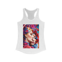 AI Rainbow Robot Love Tank Top – Breathable Racerback for Pride & Fitness – Vibrant LGBTQ+ Artistic Fashion